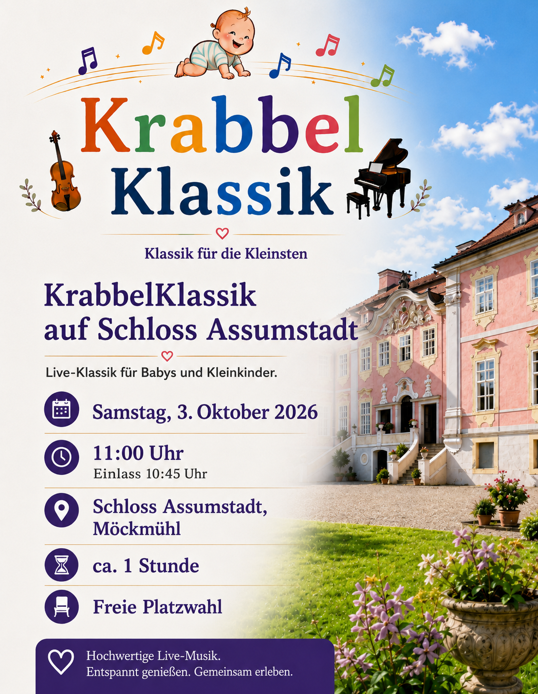 아숨슈타트 성 KrabbelKlassik 공연 포스터